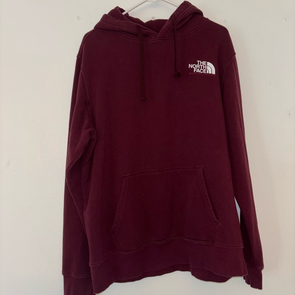 The North Face Burgundy Pullover